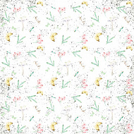 Sheet of double-sided paper for scrapbooking Scent of spring #50-01 12"x12"