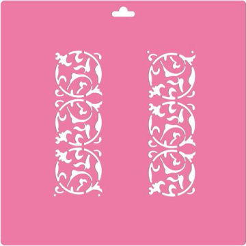 трафарет для мебели многоразовый, узор #193 - 2