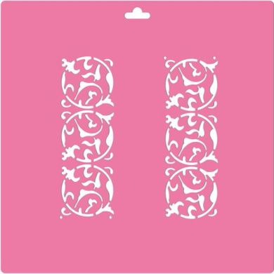 трафарет для мебели многоразовый, узор #193 - 2