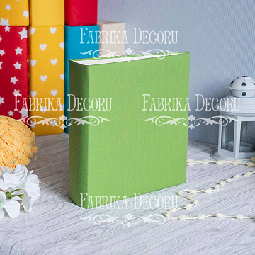 Blank album with a soft fabric cover Herbal 20сm х 20сm