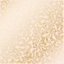 Sheet of single-sided paper with gold foil embossing, pattern "Golden Butterflies Beige"