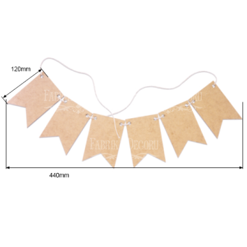 Blank for decoration "Flags" #184 - 2