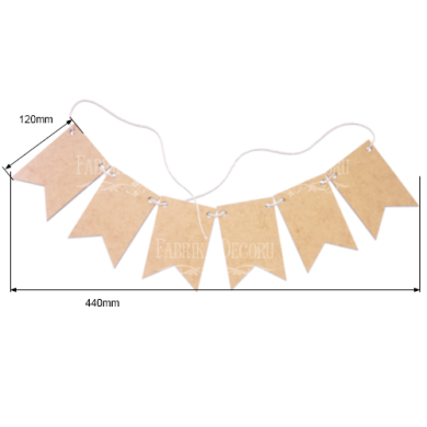 Blank for decoration "Flags" #184 - 2