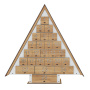 Advent calendar Christmas tree for 25 days with cut out numbers, DIY kit - 5