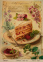 Kraft Decoupage Papier 21x29,7cm, “Ein Stück Kuchen”, #0023