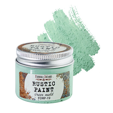 Rustic paint Green mold