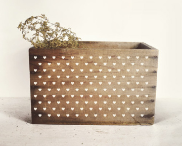 трафарет многоразовый xl (30х30см), сердечки паттерн, #216 фабрика декору - 2