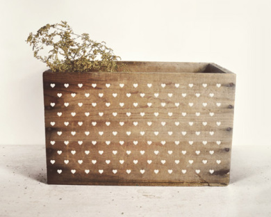 трафарет многоразовый xl (30х30см), сердечки паттерн, #216 фабрика декору - 2