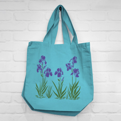 трафарет многослойный, универсальный, (30.5х30.5см), ирисы #161 фабрика декору - 2