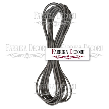 Elastic round cord, color Gray