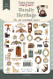 Set of die cuts Family Heritage, 44 pcs - 0
