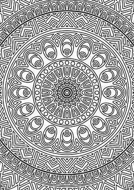 overlay "big mandala" 21х29,7 сm