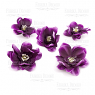цветок магнолии фиолетовый, 1шт
