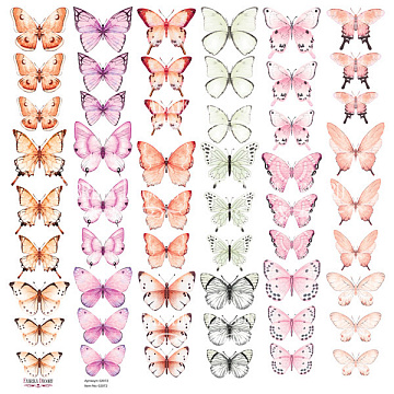Set of of pictures for cutting "Butterflies-5"