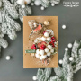 DIY kit for creating 5 greeting cards "Cozy Christmas" 10cm x 15cm with tutorials from Svetlana Kovtun, kraft - 5