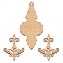 Blank for decoration New year tree toy 48, #481 - 1