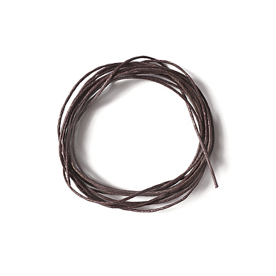 вощеный шнур темно-коричневый 1 мм