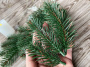 Set of artificial Christmas tree branches, Green, 15pcs - 1