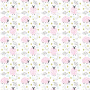 Sheet of double-sided paper for scrapbooking Scandi Baby Girl #21-02 12"x12"