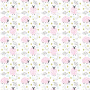 Blatt doppelseitiges Papier für Scrapbooking Scandi Baby Girl #21-02 12"x12"