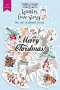 Set of die cuts Winter love story, 61 pcs