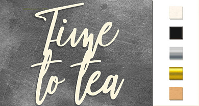  Набор чипбордов "Time to tea" color_Milk