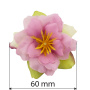 Kwiat powojnika różowy shabby, 1 szt