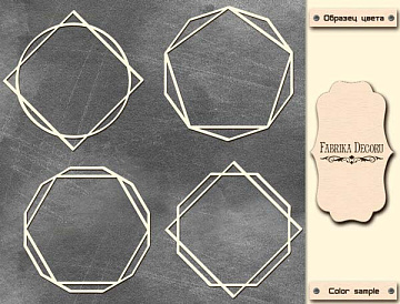 Megaspanplatte "Rahmen - Geometrie 1" #031