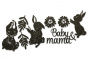 Spanplatten-Set "Baby&Mama" #198
