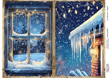 декупажная карта «рождественская сказка» #000780, 21см x 29,7см фабрика декору