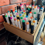 Desk organizer for 81 markers, 262mm x 165mm х 295mm, DIY kit #379 - 1
