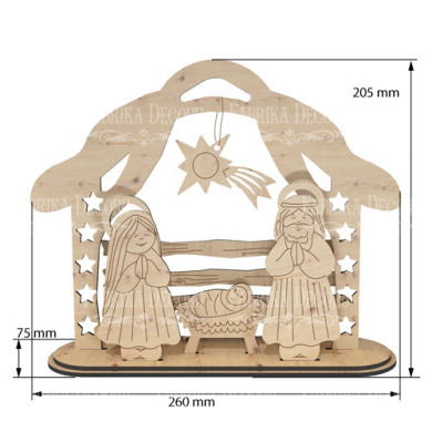 заготовка для декорирования #349 "рождество"  - 2