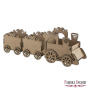 Decorative element for candy-bar "Train" #066