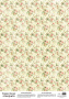 deco vellum colored sheet roses background, a3 (11,7" х 16,5")