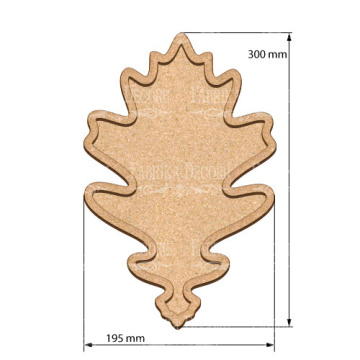 art-board-oak-leaf-19-5-30-cm - 2