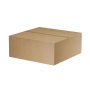 Cardboard box for packaging, 10 pcs set, 3 layers, brown, 370 х 360 х 160 mm - 1