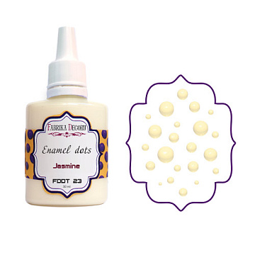 Liquid enamel dots Jasmine 30 ml