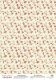 Деко веллум (лист кальки с рисунком) Клюква, А3 (29,7см х 42см)
