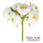 Kwiaty jaśminu maxi, kolor Biały, 6 szt