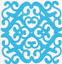 Stencil for crafts 14x14cm "Ornament 4" #055