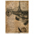 лист крафт бумаги с рисунком "vintage europe", #2, 42x29,7 см