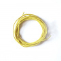 Round wax cord, d=1mm, color Lemon