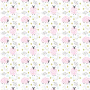 Double-sided scrapbooking paper set Scandi Baby Girl 8"x8", 10 sheets - 8