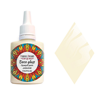 Деко Гласс Opak Farbe, Jasmin, 30ml