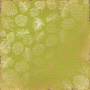 Blatt aus einseitigem Papier mit Goldfolienprägung, Muster Golden Tropical Leaves Botany Summer, 12"x12"