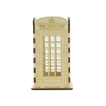 Desk organizer DIY kit "Phone booth", #076 - 2