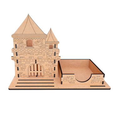 настольный органайзер "сказочный замок" для карандашей и бумаги, #03 - 2