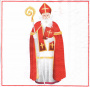 Decoupage-Serviette "St. Nikolaus"
