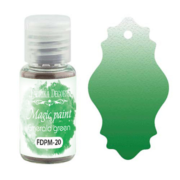 Dry paint Magic paint Emerald green 15ml