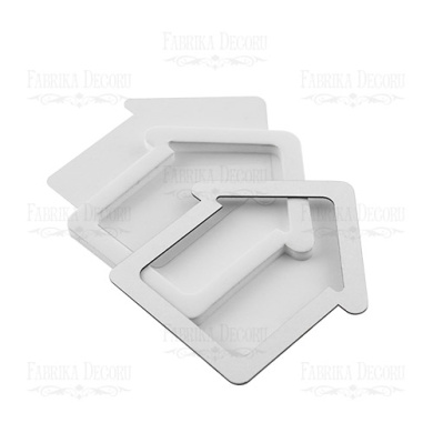 Заготовка для шейкера "House-1" 9,7х9,3 color_Milk - 2